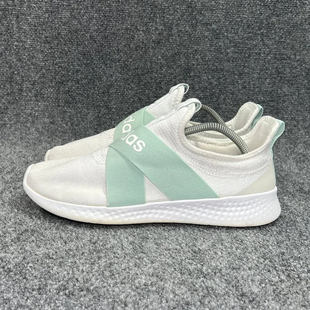 Adidas Puremotion Adapt Athletic Shoes Women's Size 10‎ White Slip On Sneakers